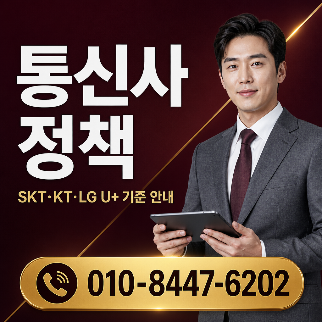 통신사별 정책 확인